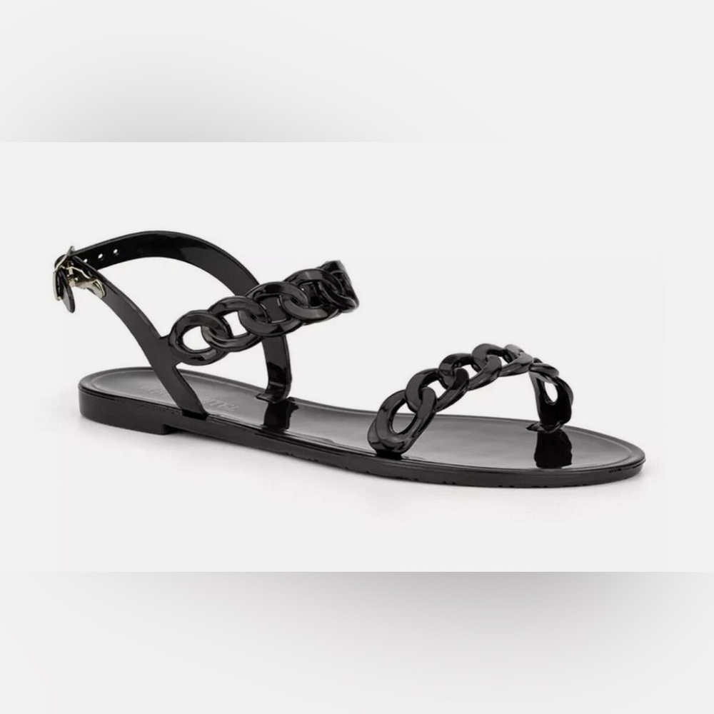 Olivia Miller Givenchy Look Alike Tonnara Chain Detail Jelly Sandals EU 38 US 9 - Picture 2 of 12